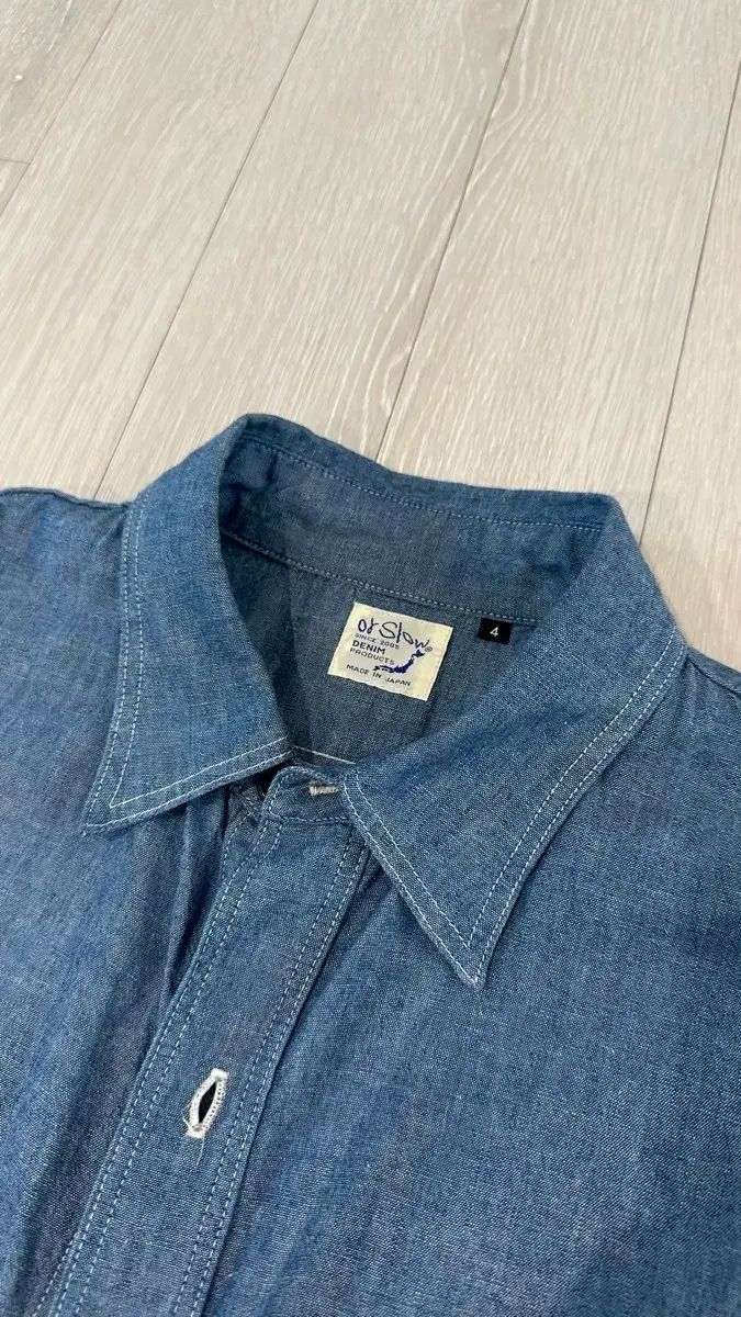 orslow オアスロウ シャンブレー 半袖 シャツ