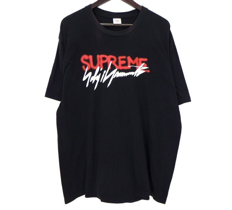 シュプリーム Supreme × ヨウジ ヤマモト Yohji Yamamoto 20AW 【 Logo Tee 】 ロゴ プリント 半袖 Tシャツ　h8307