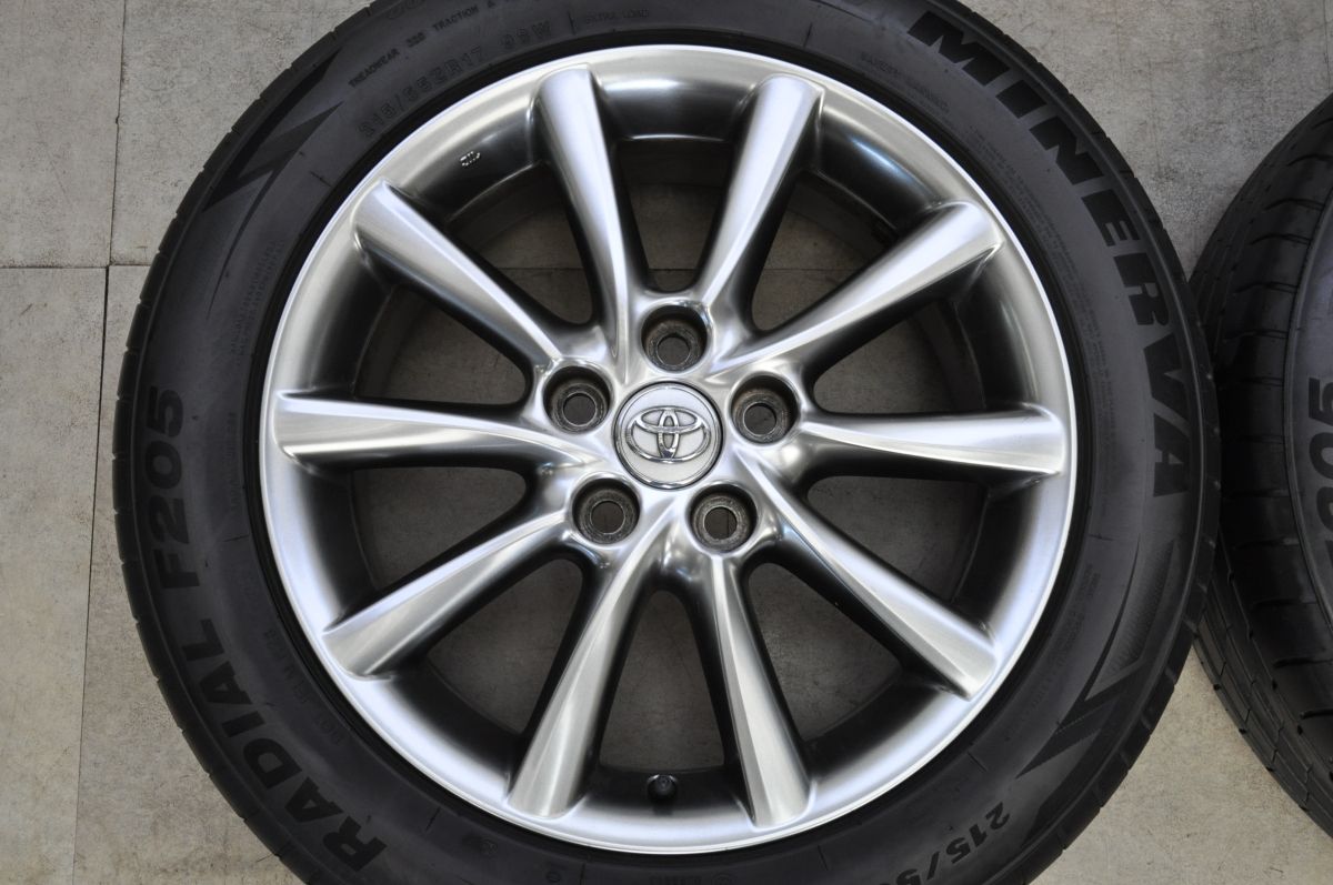 程度良好】トヨタ 50 エスティマ アエラス 純正 17in 7J +50 PCD114.3