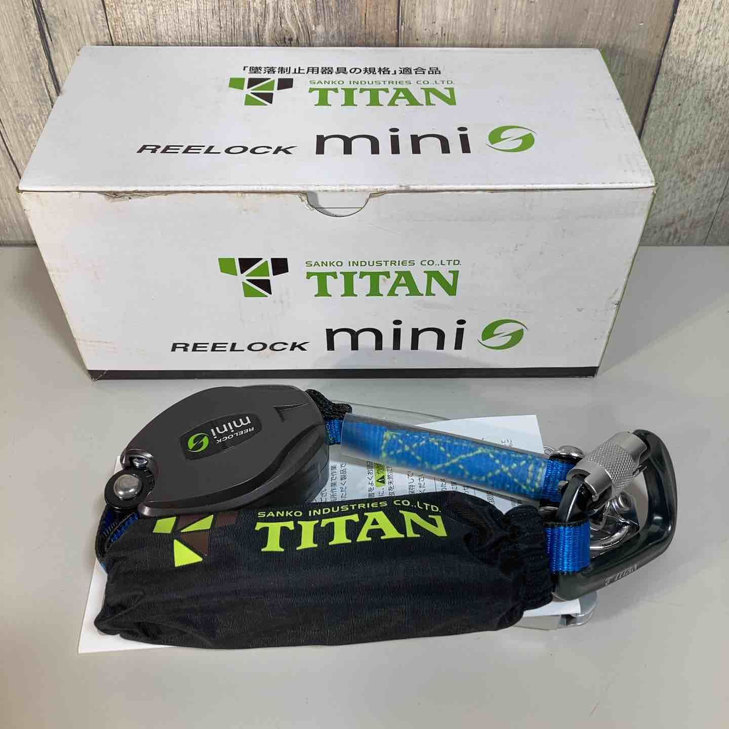 ◇タイタン(TITAN) 巻取式ランヤード シングル HL-HS-130-CC リーロックミニ REELOCK mini製造年月2025-6【戸田店】