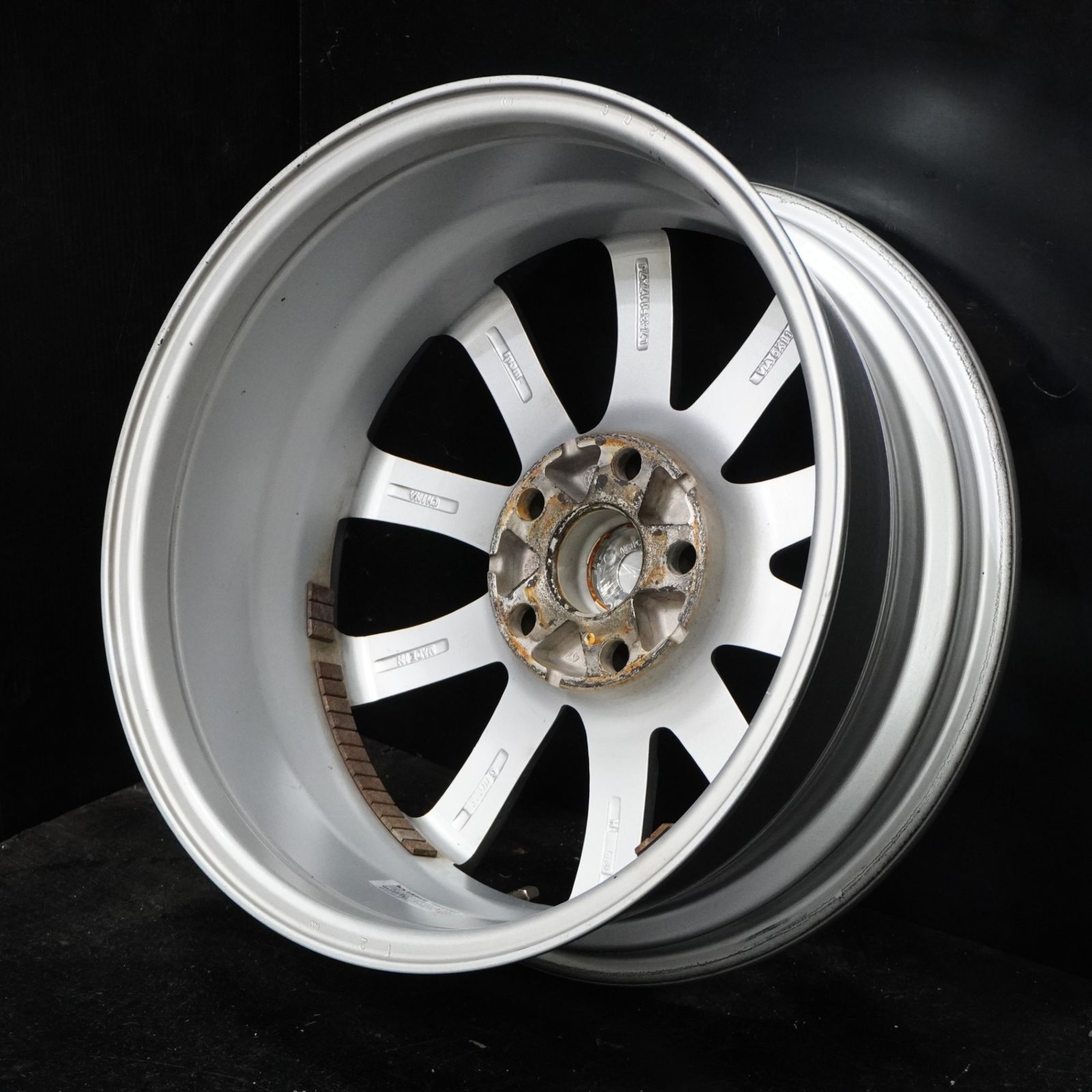 中古アルミ17X7.0 JPスタイル　フォレスター、CX5、ノア、ステップワゴン 中古ホイール Weds JOKER 17インチ 7J +47 114.3 5H 4本 ノア セレナ