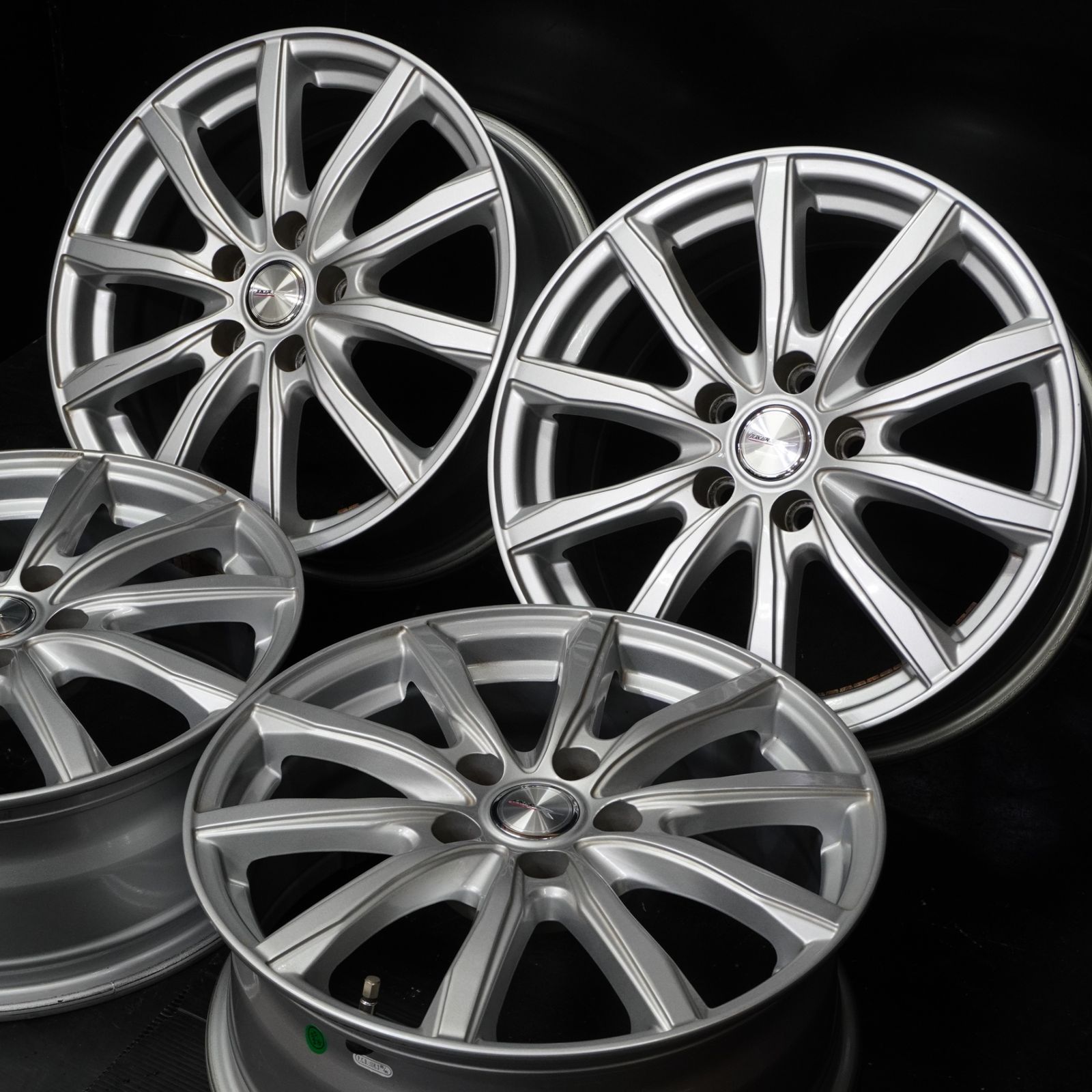中古アルミ17X7.0 JPスタイル　フォレスター、CX5、ノア、ステップワゴン 中古ホイール Weds JOKER 17インチ 7J +47 114.3 5H 4本 ノア セレナ