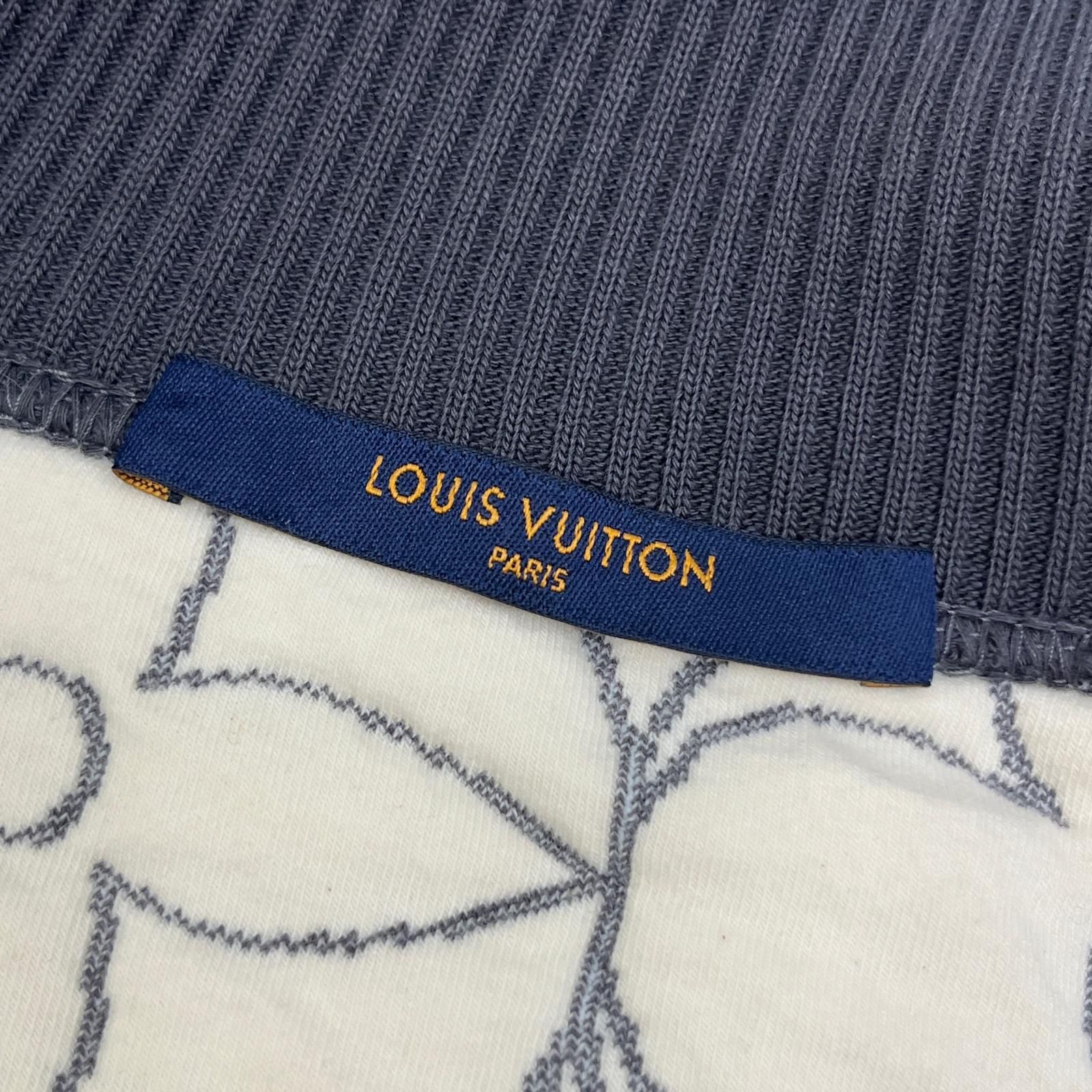 【加古川店】 中古 LOUIS VUITTON | ルイ・ヴィトン ブルゾン ジップスルーモノグラムフラワー RM212Q ZMD HLY40W グレー サイズ：L 【108】 加古川店】 中古 LOUIS VUITTON | ルイ・ヴィトン ブルゾン ジップ