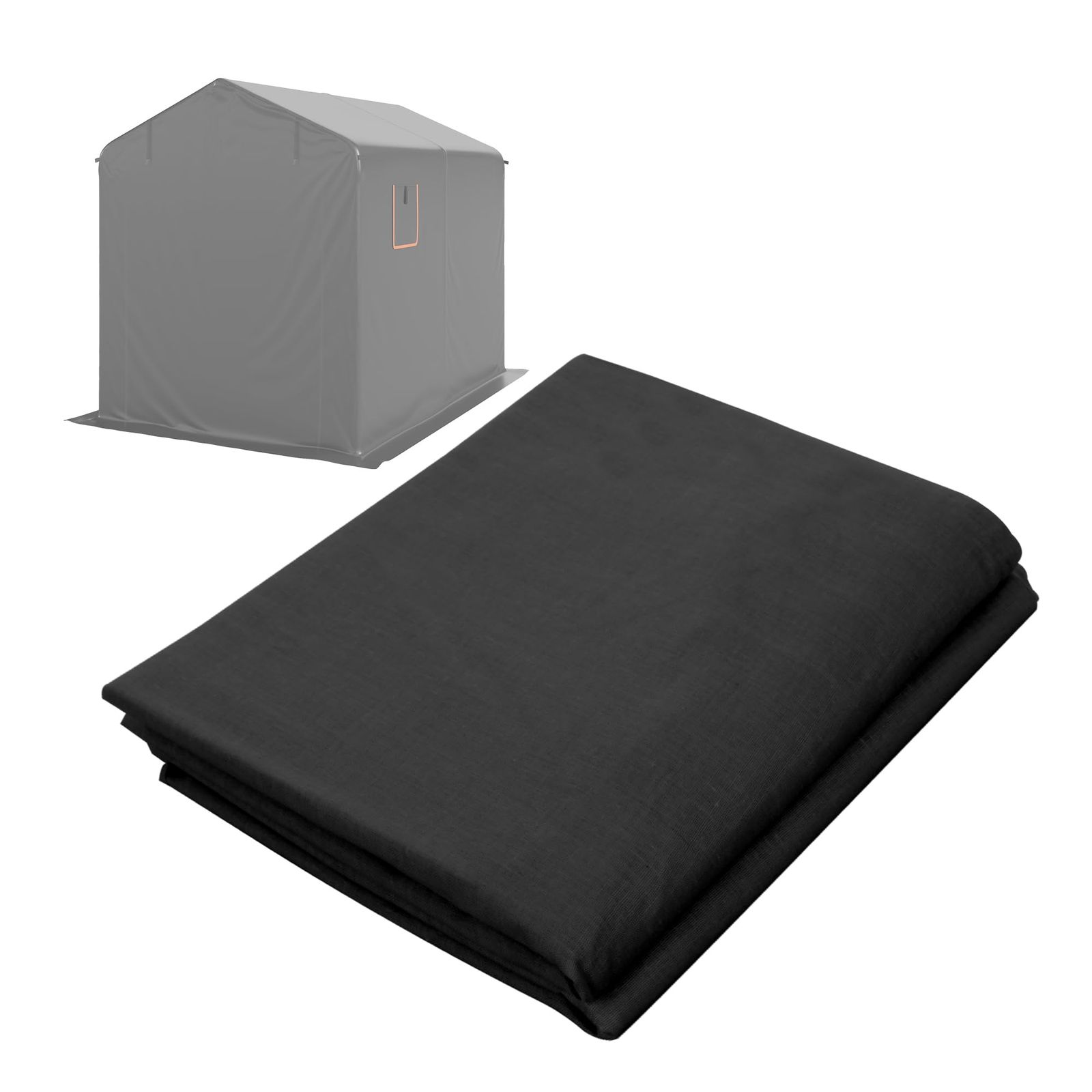 COVERONICS サイクルハウス 替えシート 単品 5台用専用カバー 420D 頑丈 自転車 テントカバー 防UV 防水防風防塵遮熱 ブラック★m 8eae20b4