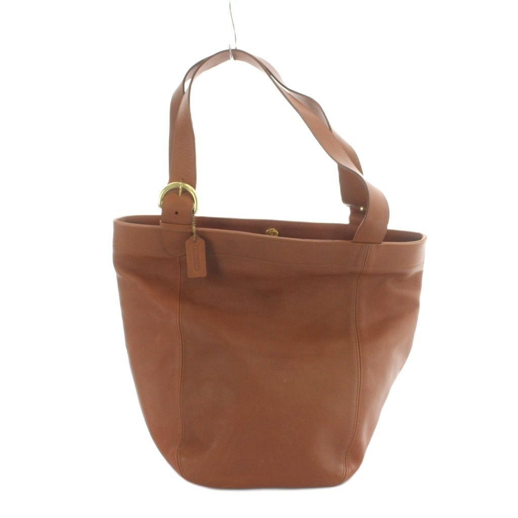コーチ COACH オールドコーチ 4082 トートバッグ ハンド ゴールド金具 レザー ロゴ 茶 ブラウン ■GY18 /MQ