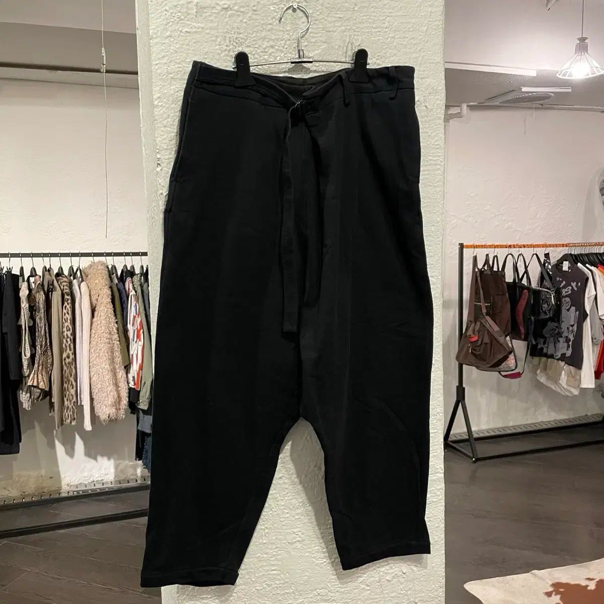 YOHJI YAMAMOTO ヨウジヤマモト ベルト付き イージーパンツ