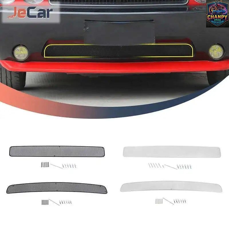 フロントバンパーグリル ダッジ チャレンジャー 2009 - 12 2013 2014 インサートカバー トリムステッカー 車外装