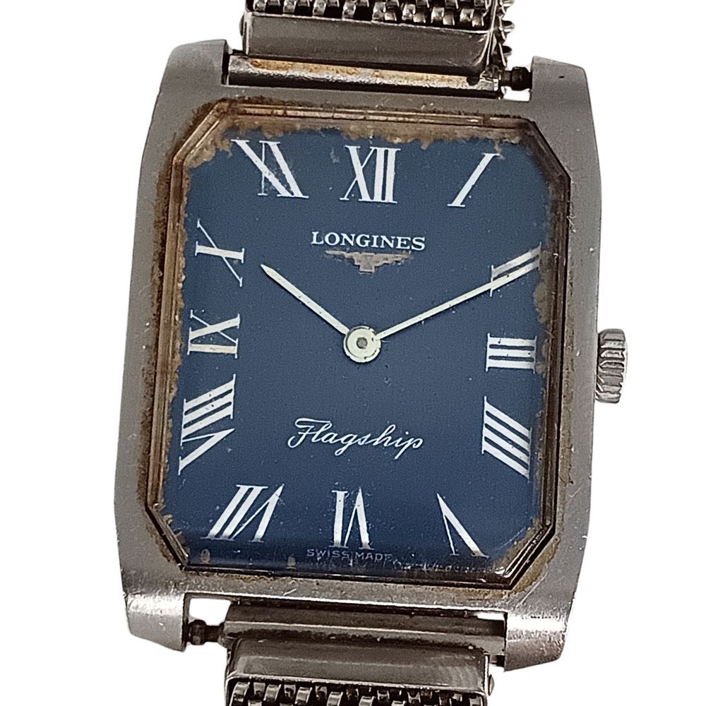 腕時計 メンズ LONGINES Flagship 手巻き 機械式 Swiss 銀 シルバー