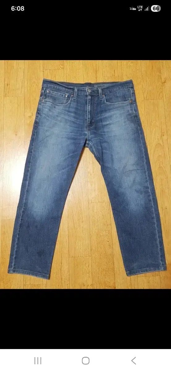 正規品) リーバイス 502 ストレート フィット ダメージウォッシュ ストレッチデニム 34 36