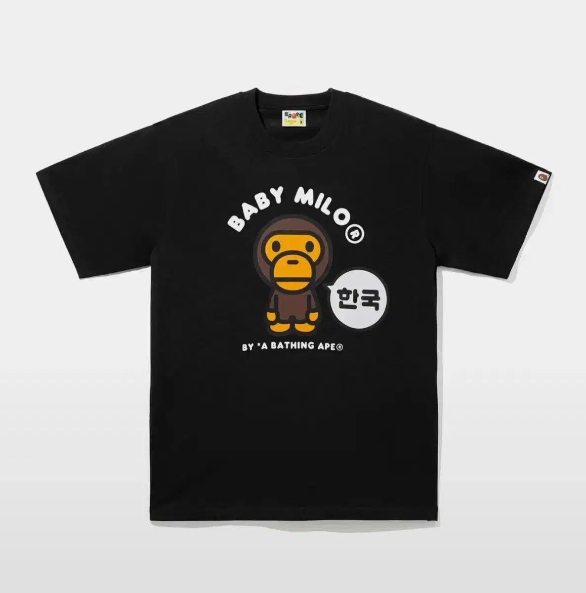 アベイシングエイプ コリア ベイビー マイロ カレッジ Tシャツ L