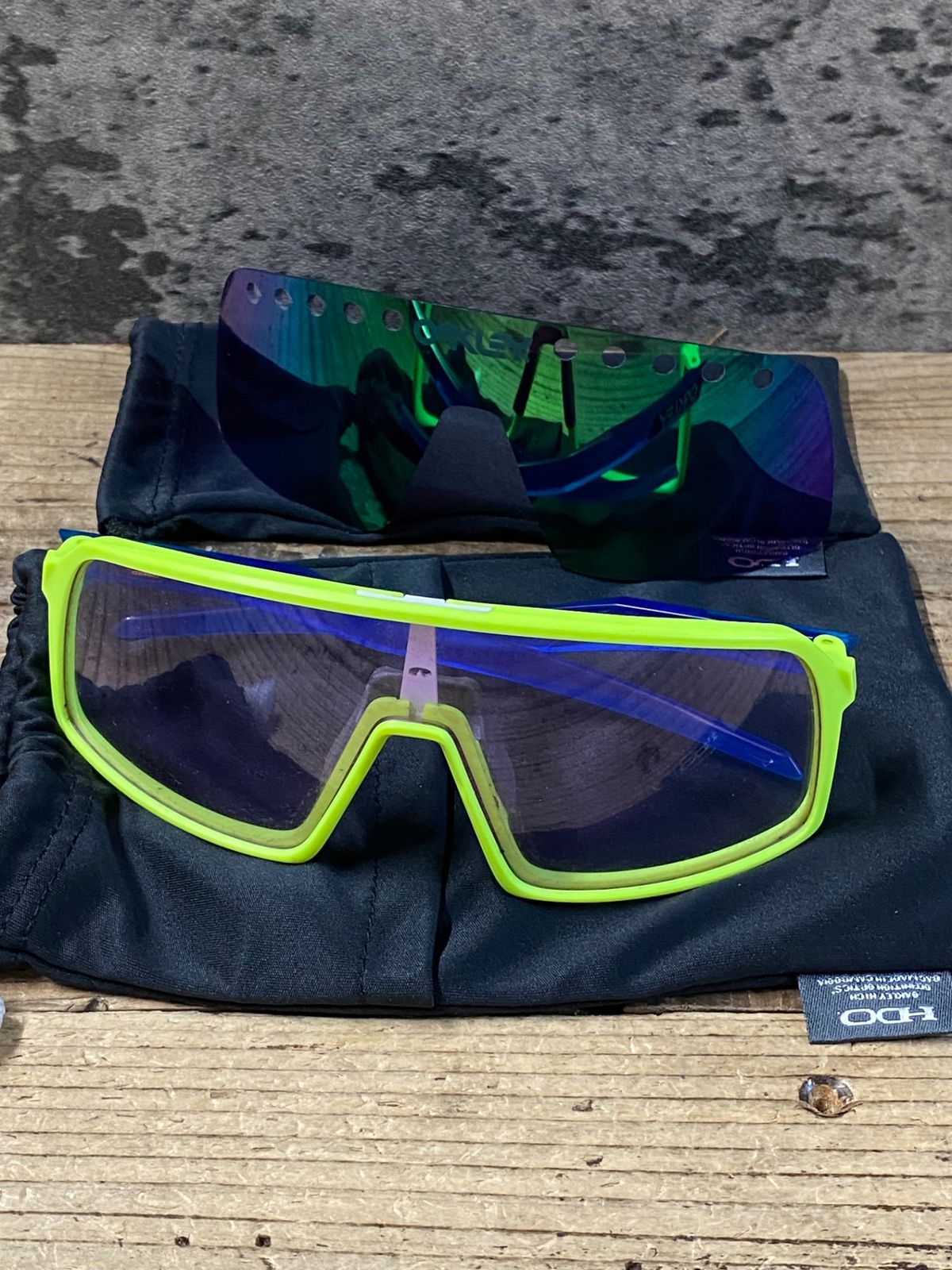 KD537 オークリー OAKLEY SUTRO サングラス アイウェア 紺黄 レンズ付属