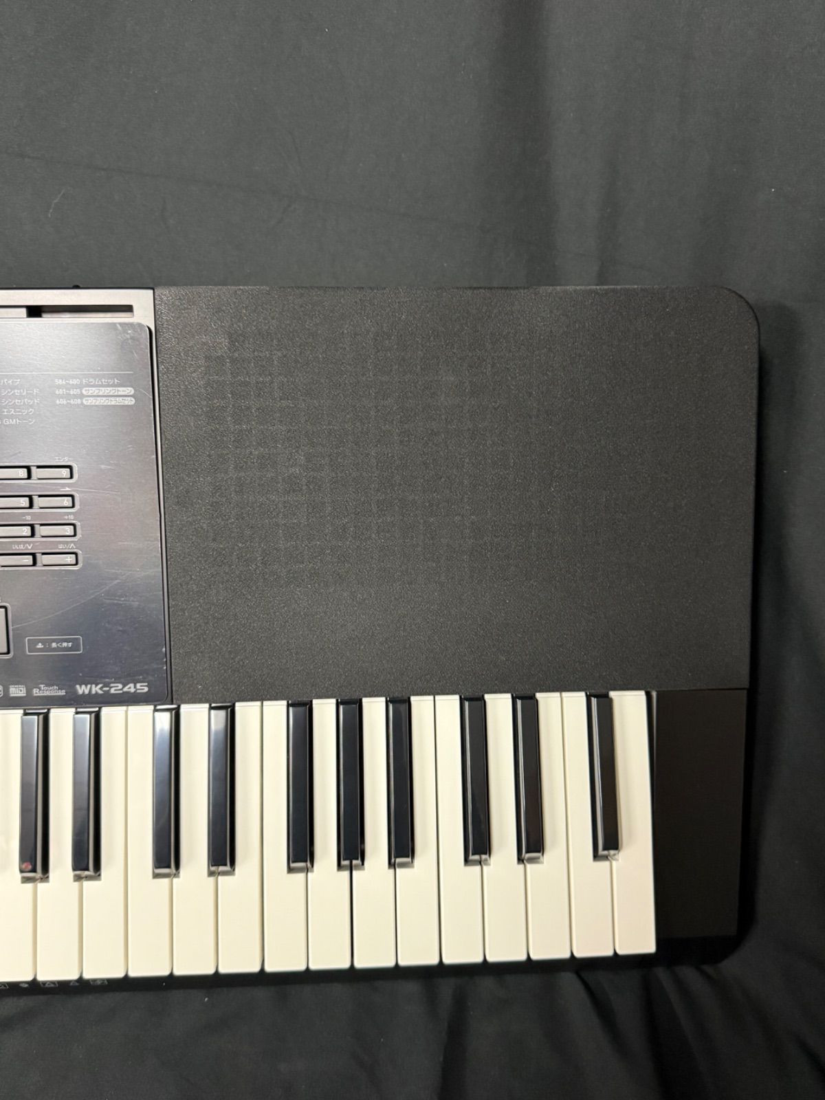 使用感小 CASIO WK-245 電子キーボード 76鍵盤 【店舗管理番号M