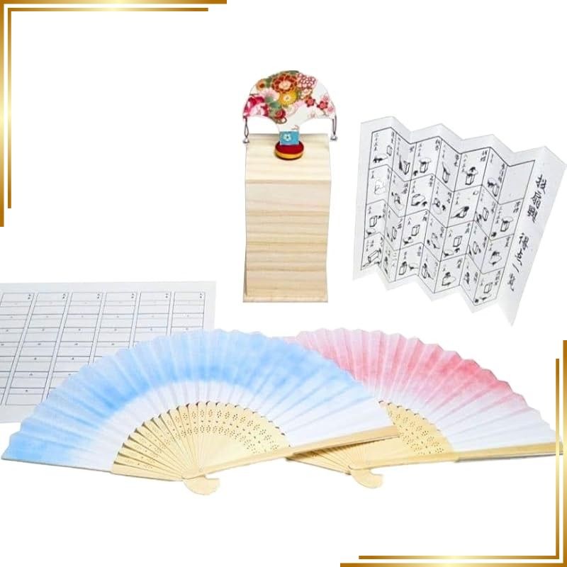 新品】 【京遊堂】 投扇興 国産 伝統遊戯品 完全セット 蝶 枕 扇子