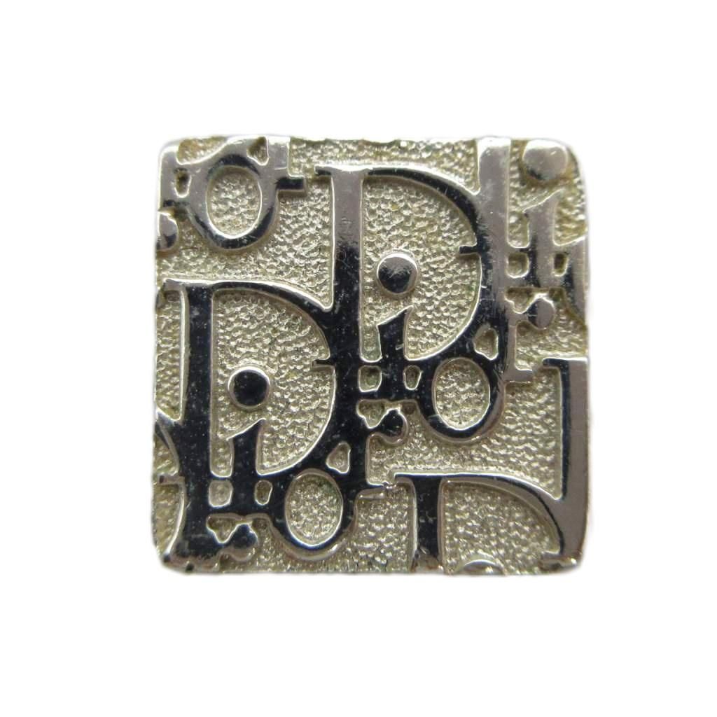 ディオール Dior イヤリング アクセサリー ロゴ スクエア トロッター 片耳のみ シルバー色 ■GY18 /MQ ■OH