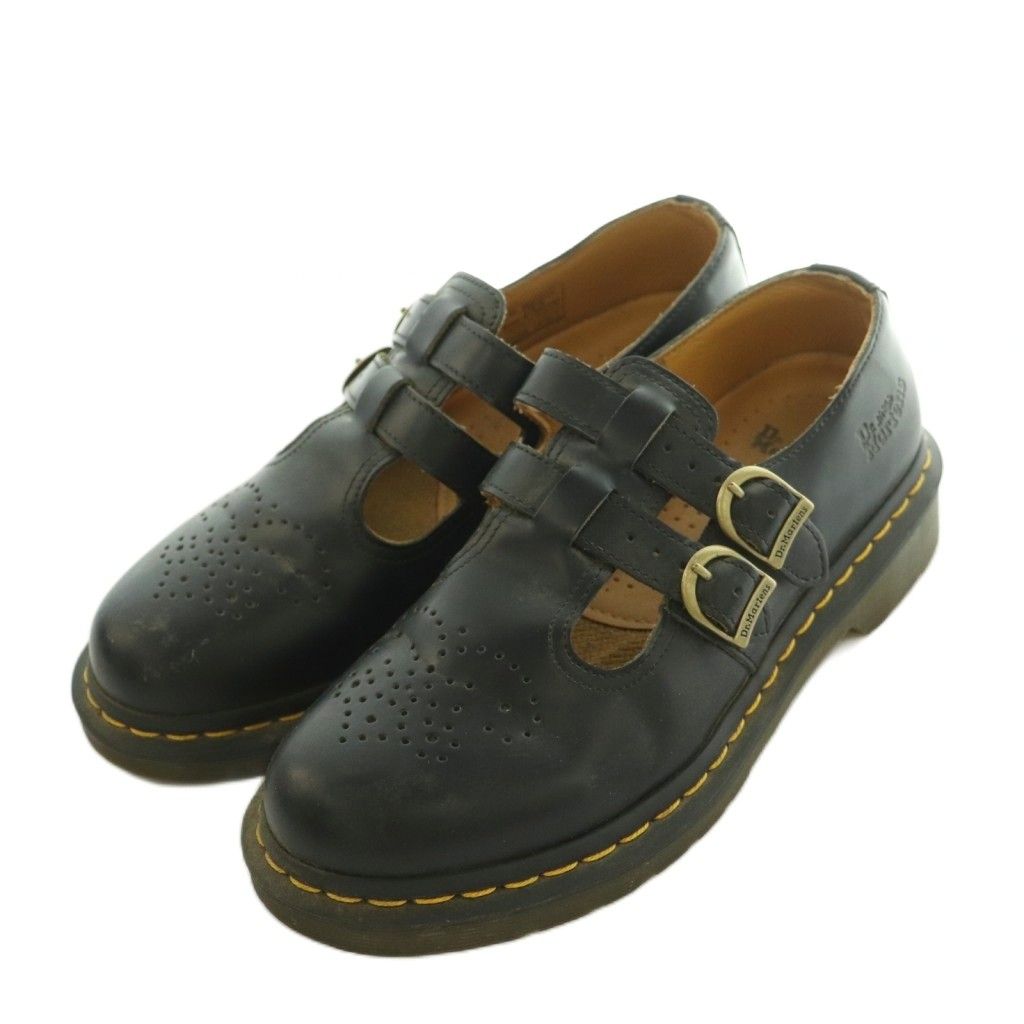 ドクターマーチン DR.MARTENS メリージェーンシューズ US8 UK6 25.0cm 黒 ブラック 8065 /MI ■GY18