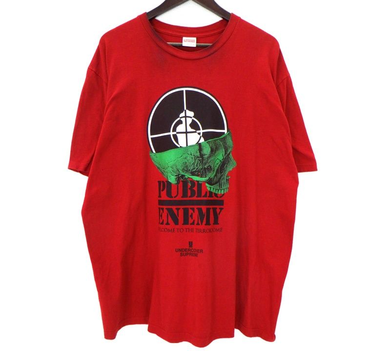 シュプリーム Supreme × アンダーカバー UNDERCOVER 18SS 【 Public Enemy Tee 】 フロント プリント 半袖 Tシャツ h8314