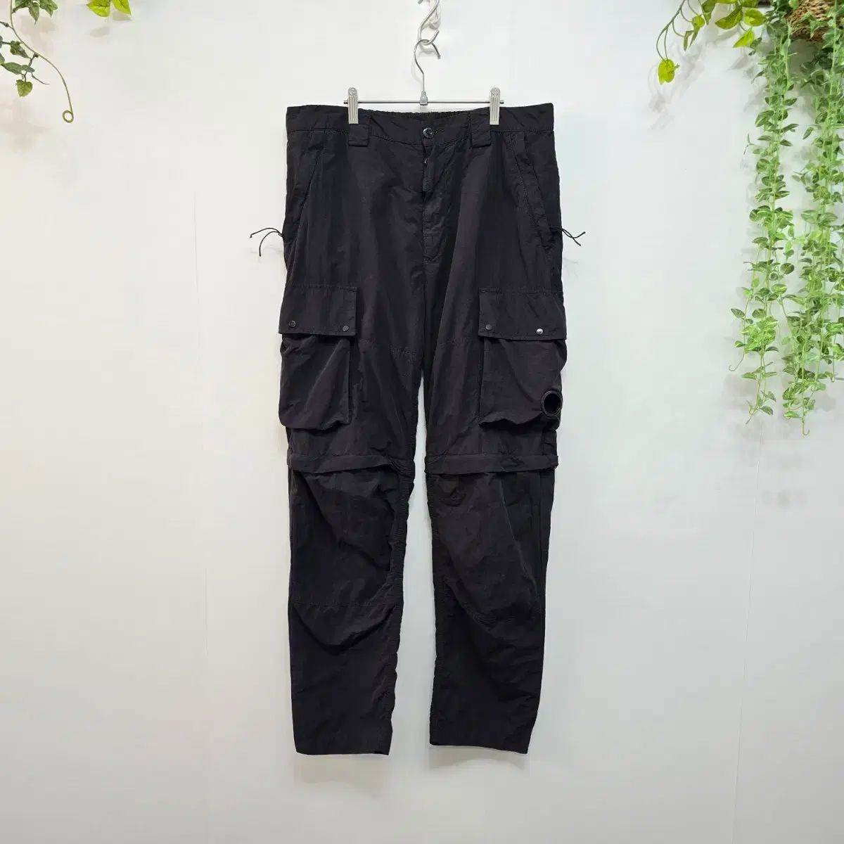 QR販売 ) C.P. COMPANY シーピーカンパニー 21'SS レンズワッペン ウーブン カーゴ パンツ