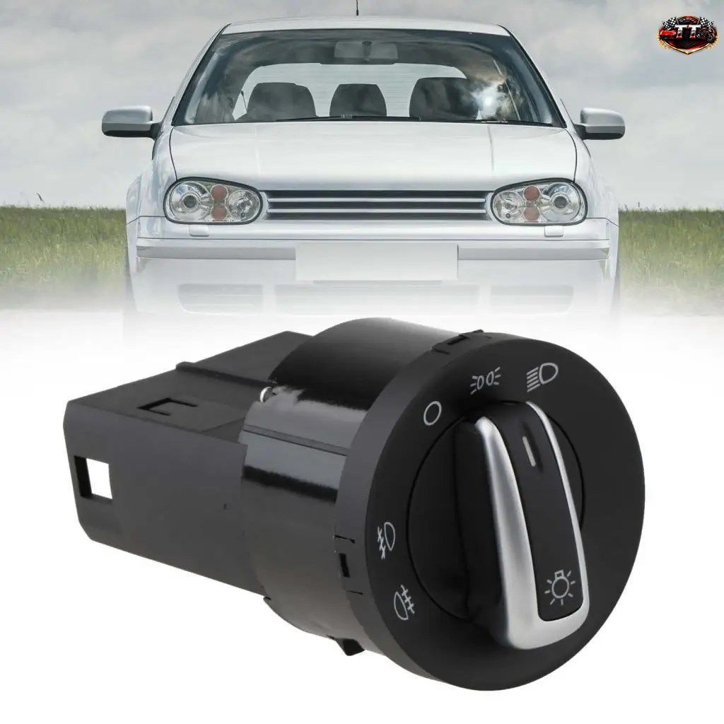 ヘッドライト/フォグライトスイッチコントロールボタン 6R0941531G プラスチックアセンブリ MK4 1999.5-2006