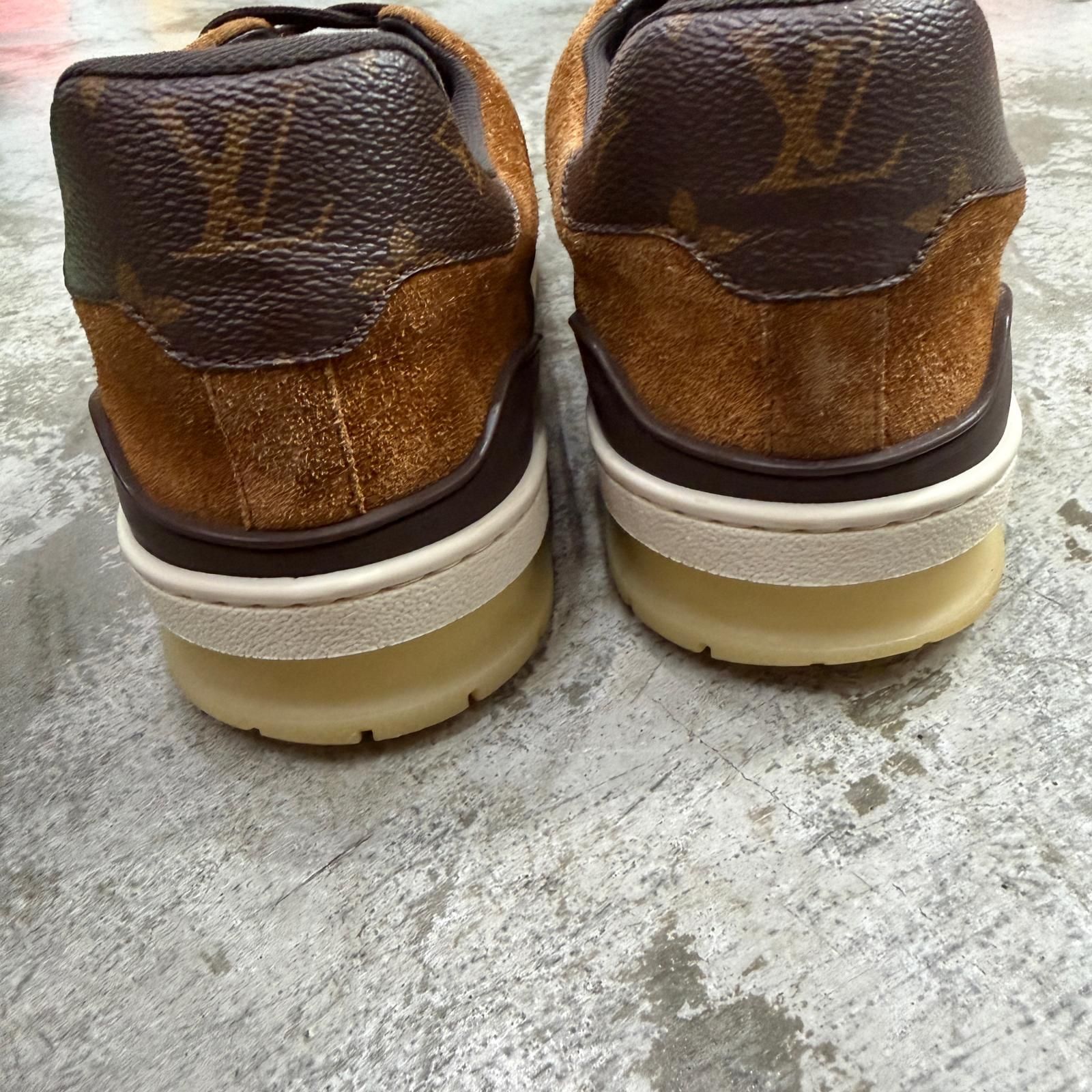 LOUIS VUITTON LVトレイナーラインスニーカー モノグラム レザー