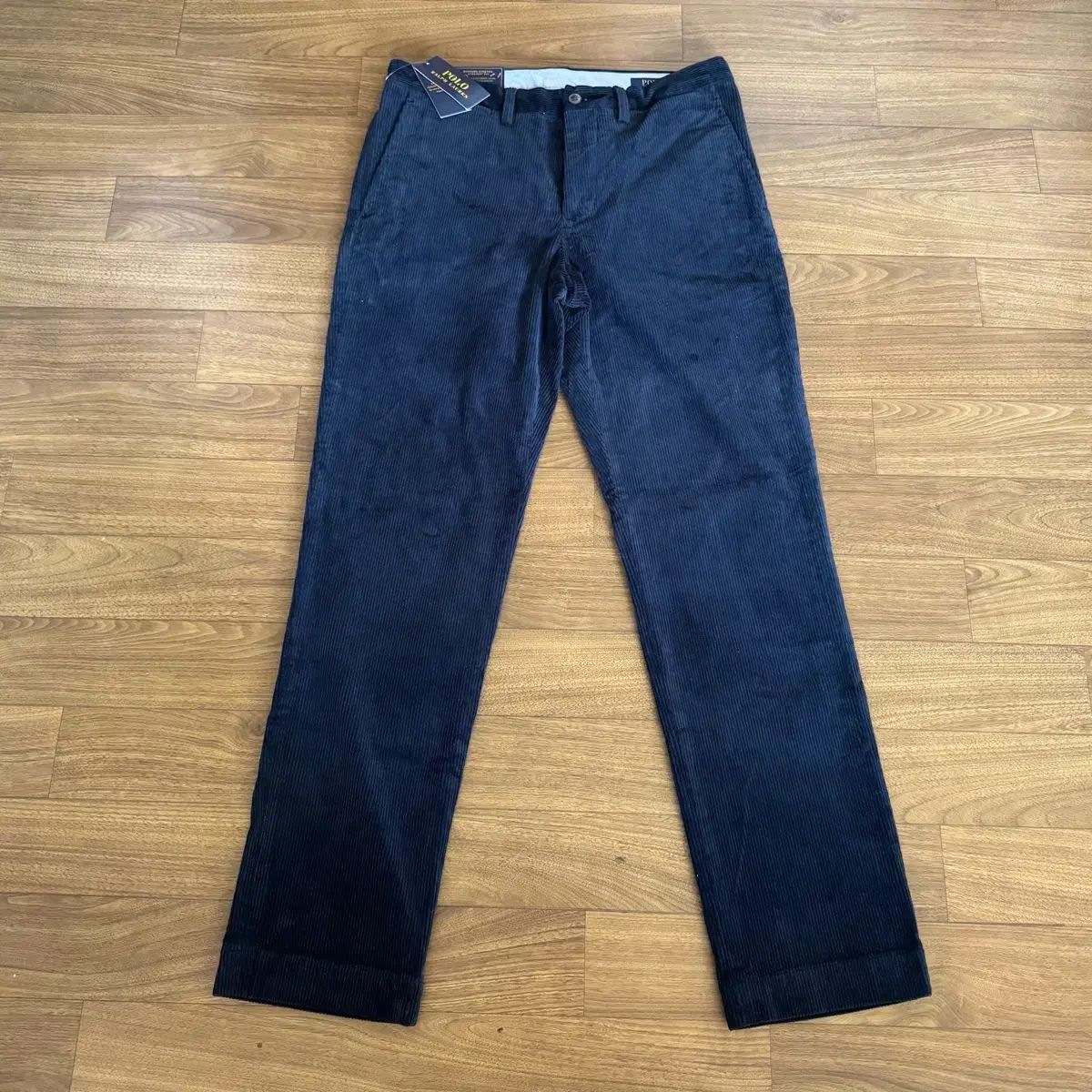ポロ ストレートフィット コーデュロイ パンツ ネイビー ウエスト32 丈32 ノースーセン商品