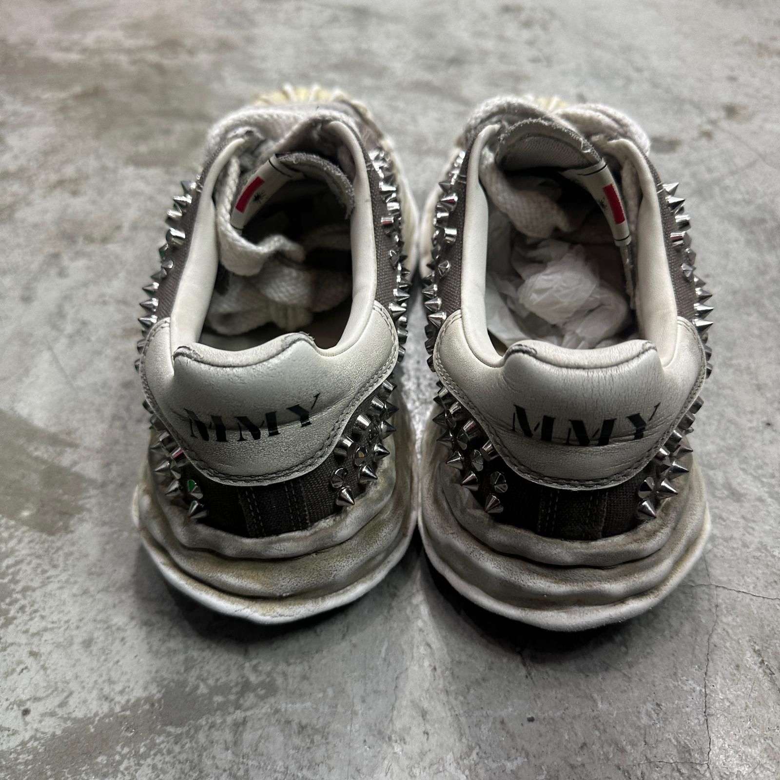 Maison MIHARA YASUHIRO BLAKEY Studded Canvas Low-top Sneaker 