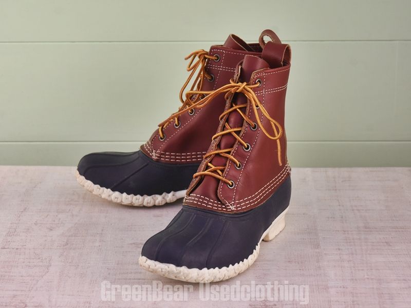 E739 USA製 L.L.Bean ビーンブーツ エンジ レディース W7M 24cm