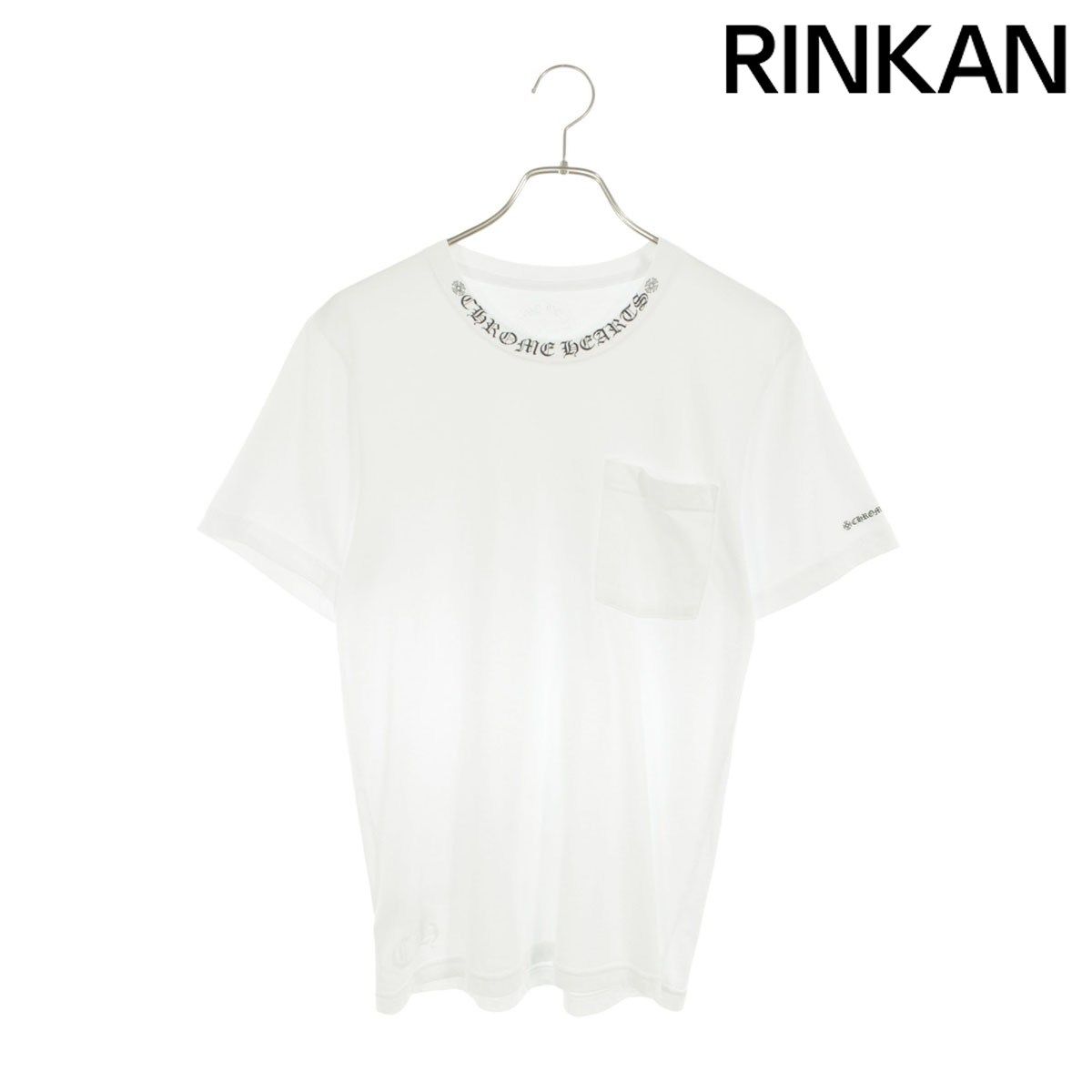 クロムハーツ CH T-SHRT/1 ネックロゴプリントTシャツ メンズ S