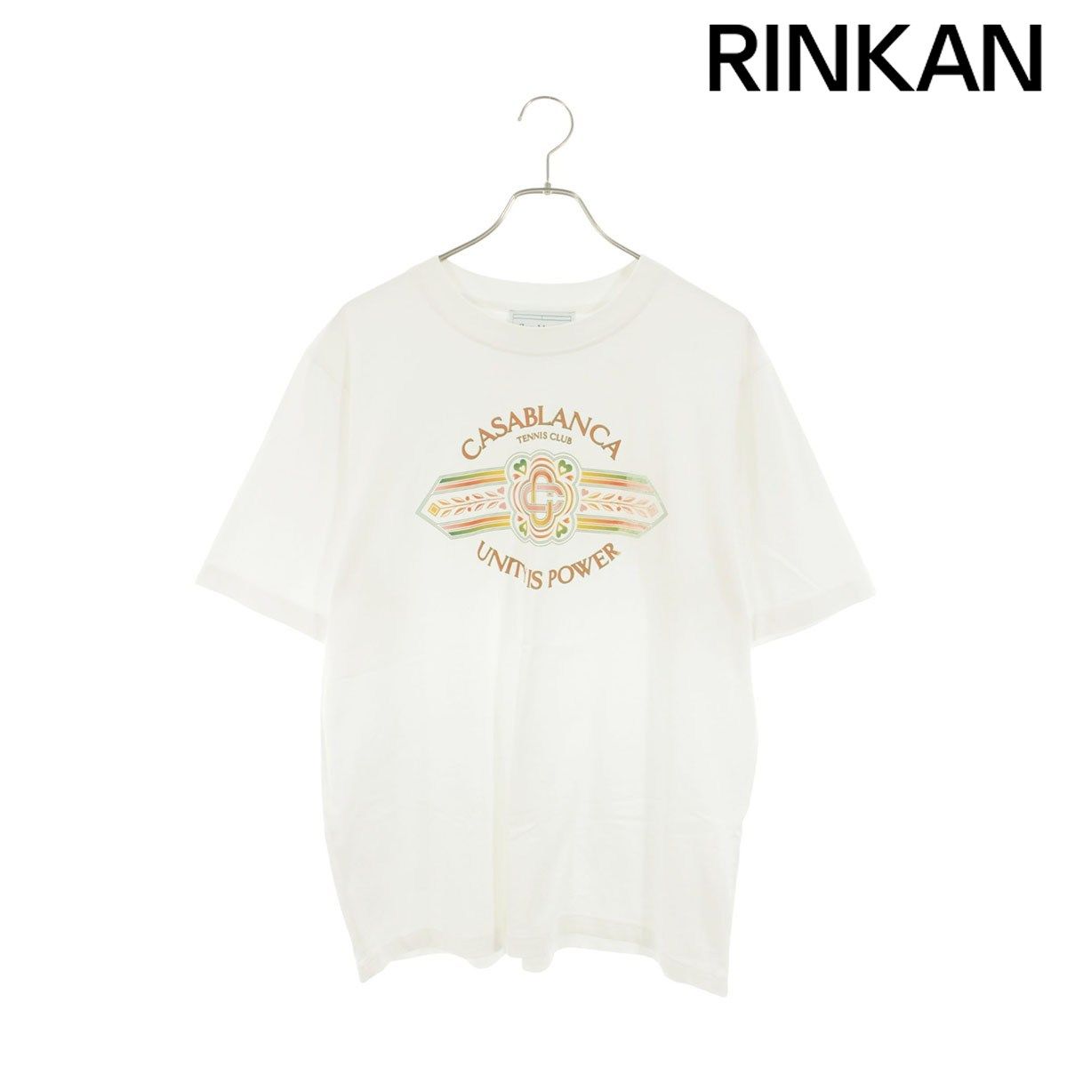カサブランカ MS24-JTS-001-12 ロゴプリントTシャツ メンズ XL