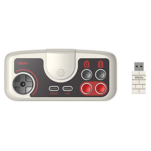 【新品】8Bitdo ワイヤレス ゲームパッド PC Engine mini CoreGrafx mini TubroGrafx-16 mini Switch用 (浅灰色)