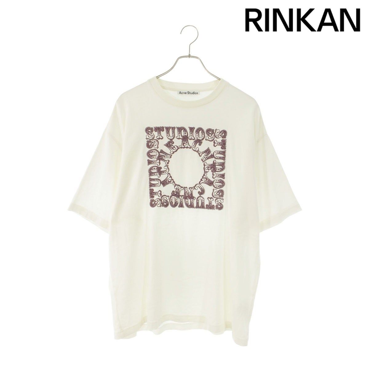 アクネストゥディオズ FN-MN-TSHI000370 フロントデザイン刺繍Tシャツ メンズ S