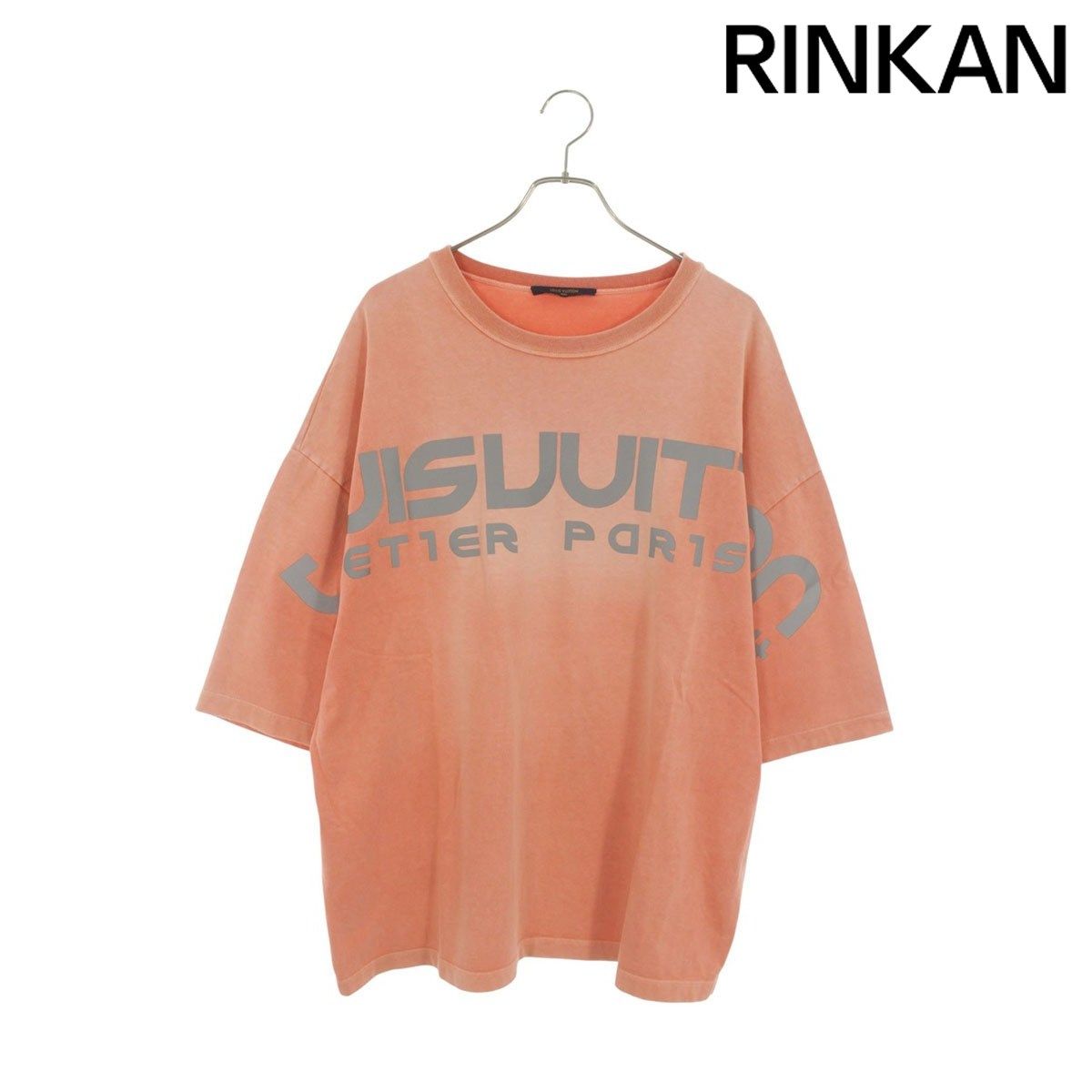 ルイヴィトン 18SS RM181 GDA HEY60W リフレクティブロゴプリントTシャツ メンズ M