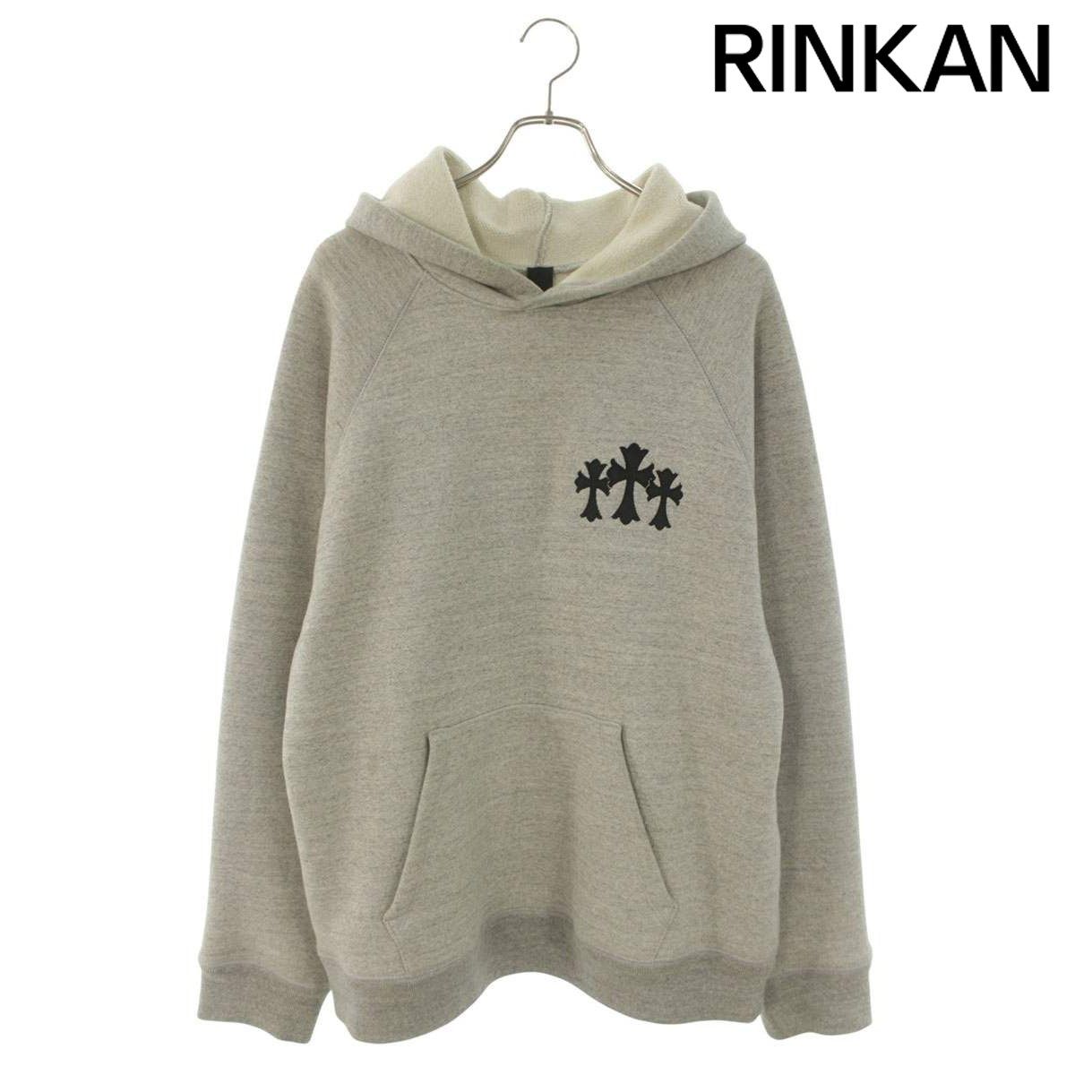 クロムハーツ 7-11 HOODIE バックCHロゴクロス刺繍プルオーバーパーカー メンズ L
