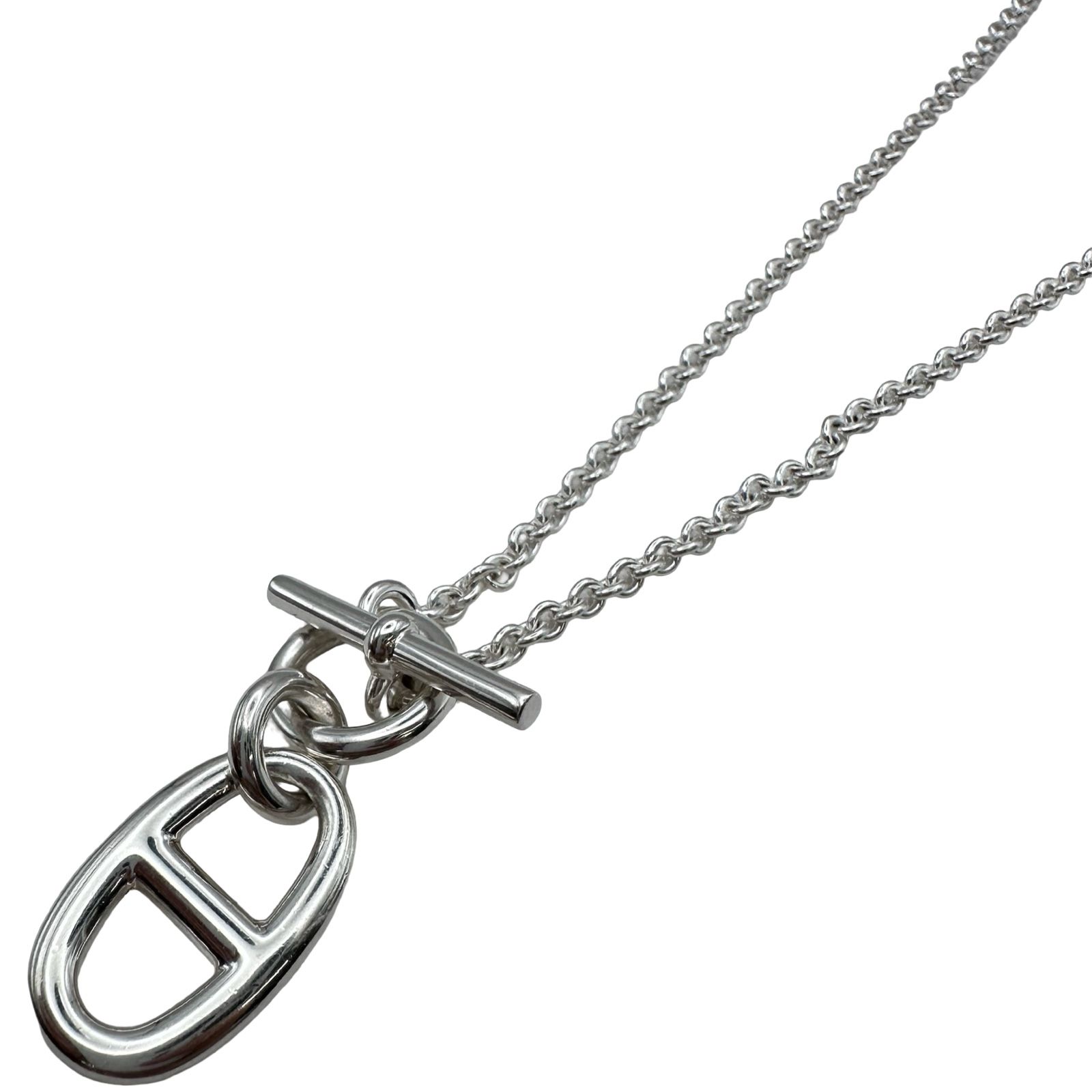 エルメス HERMES シェーヌダンクル アンシェネ ネックレス シルバー Ag925 ジュエリー