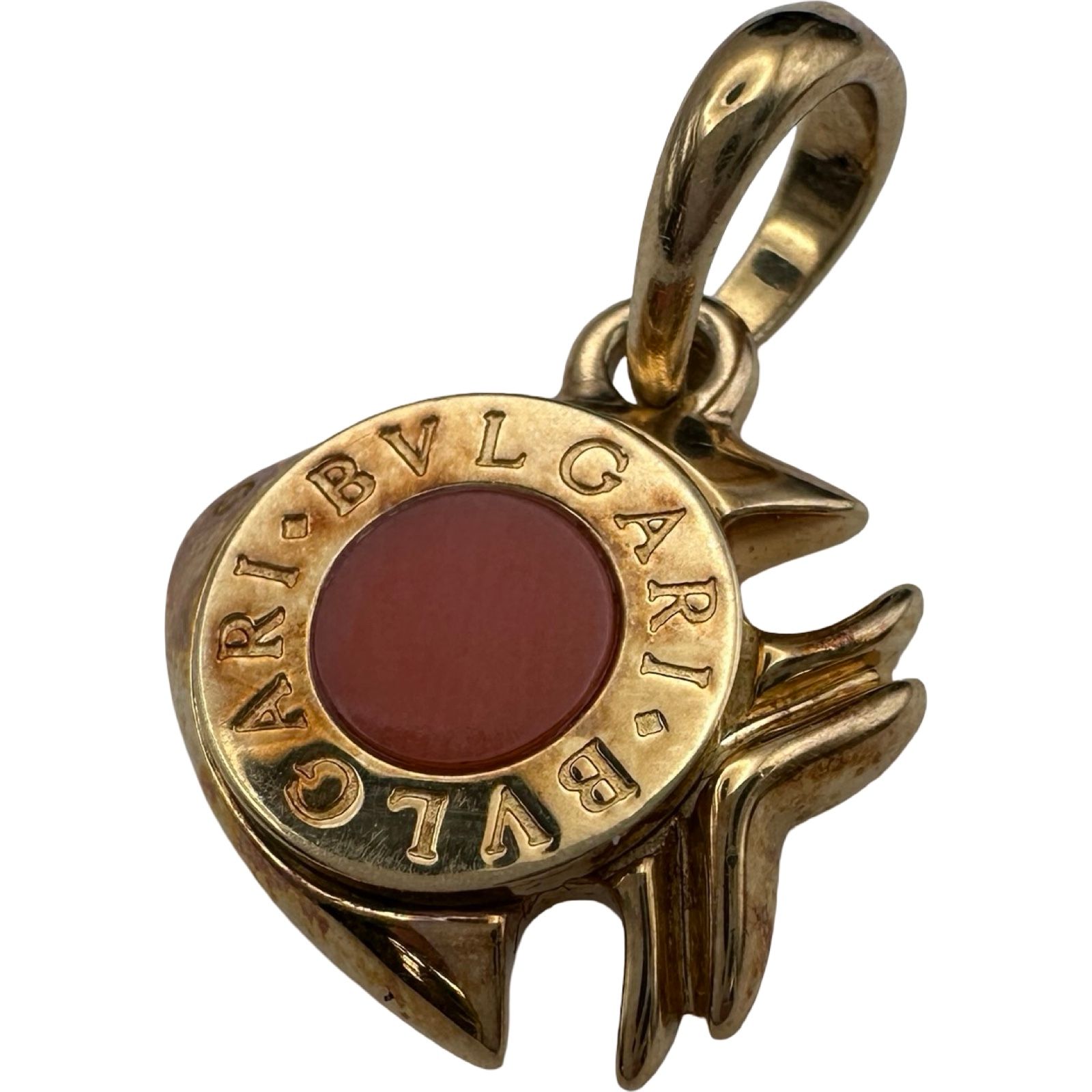 ブルガリ BVLGARI ブルガリブルガリ フィッシュモチーフ ペントップ ゴールド 750 ジュエリー