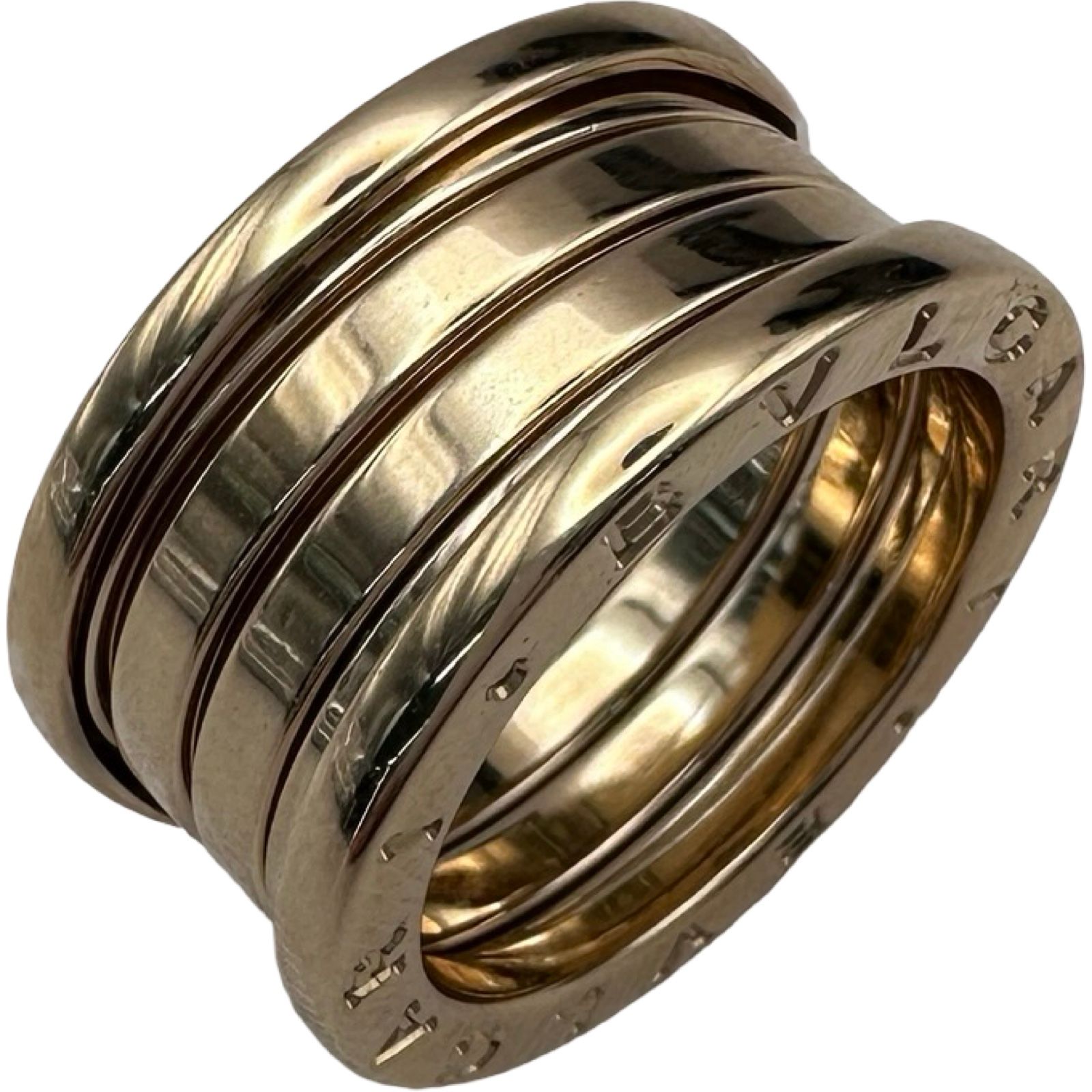 ブルガリ BVLGARI ビーゼロワン リング3バンド(M) ゴールド 750 ジュエリー