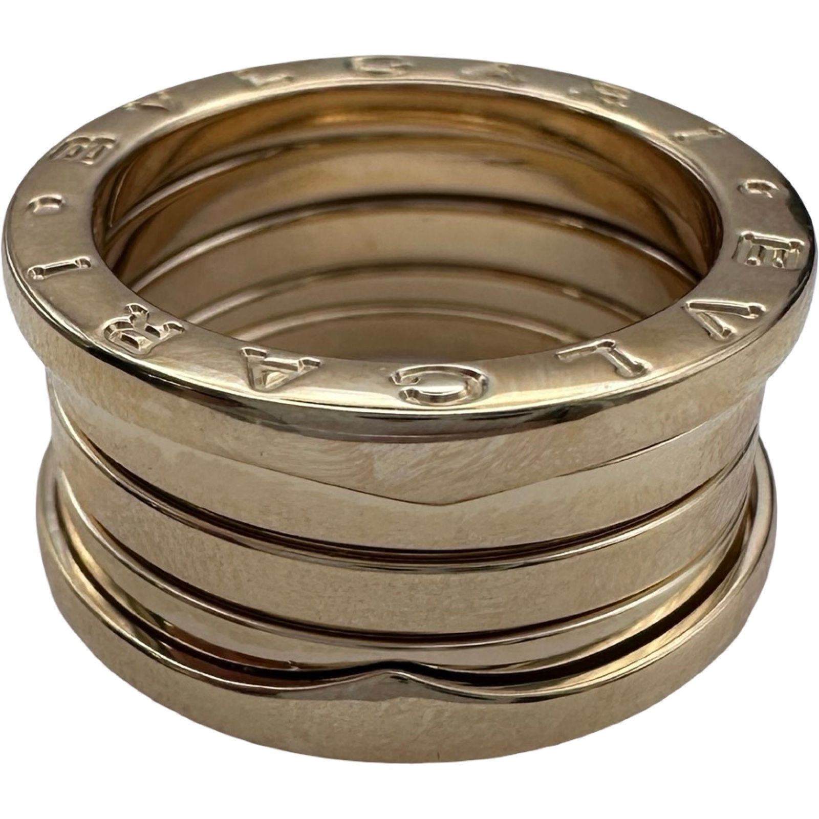ブルガリ BVLGARI ビーゼロワン リング3バンド(M) ゴールド 750
