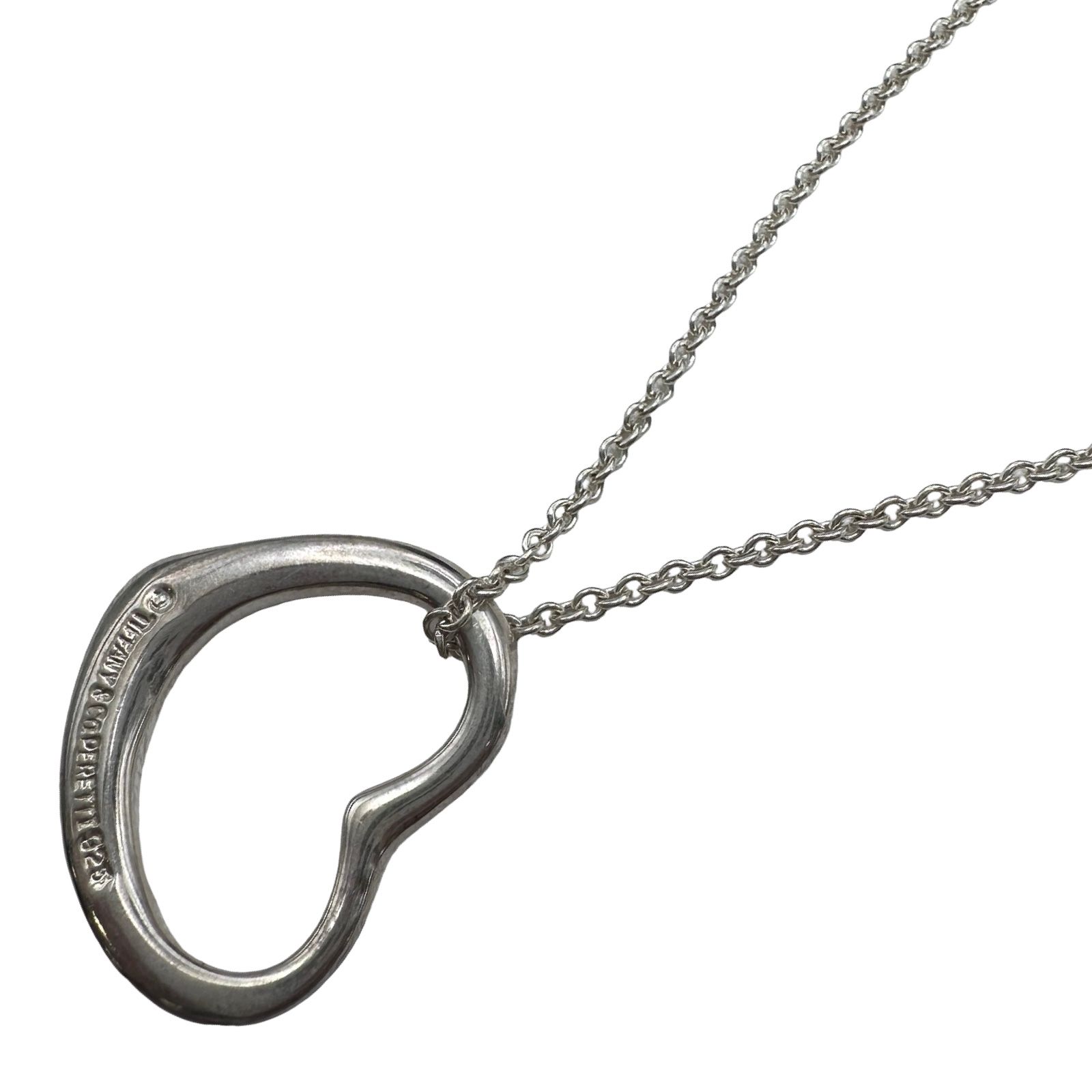 TIFFANY&Co. オープンハート ネックレス 925 703 Tiffany & Co 