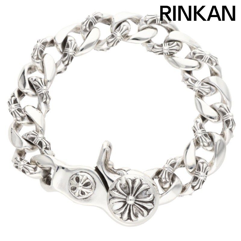 クロムハーツ FNCY CHN LNK/ファンシーリンククリップ シルバーブレスレット メンズ 15LINK