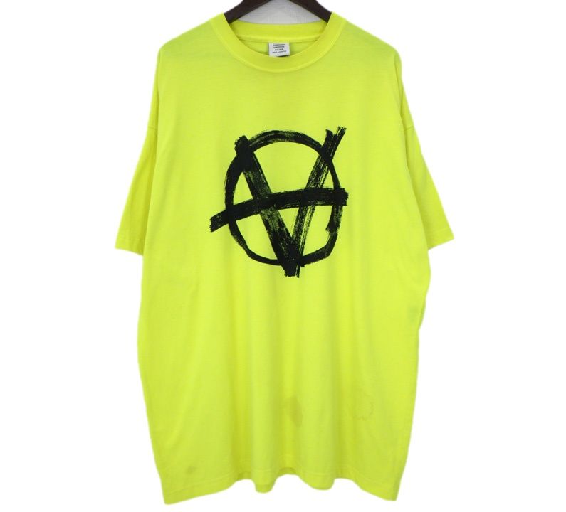 ヴェトモン VETEMENTS 20SS 【 SS20TR297 】 アナーキー ロゴ 半袖 T 