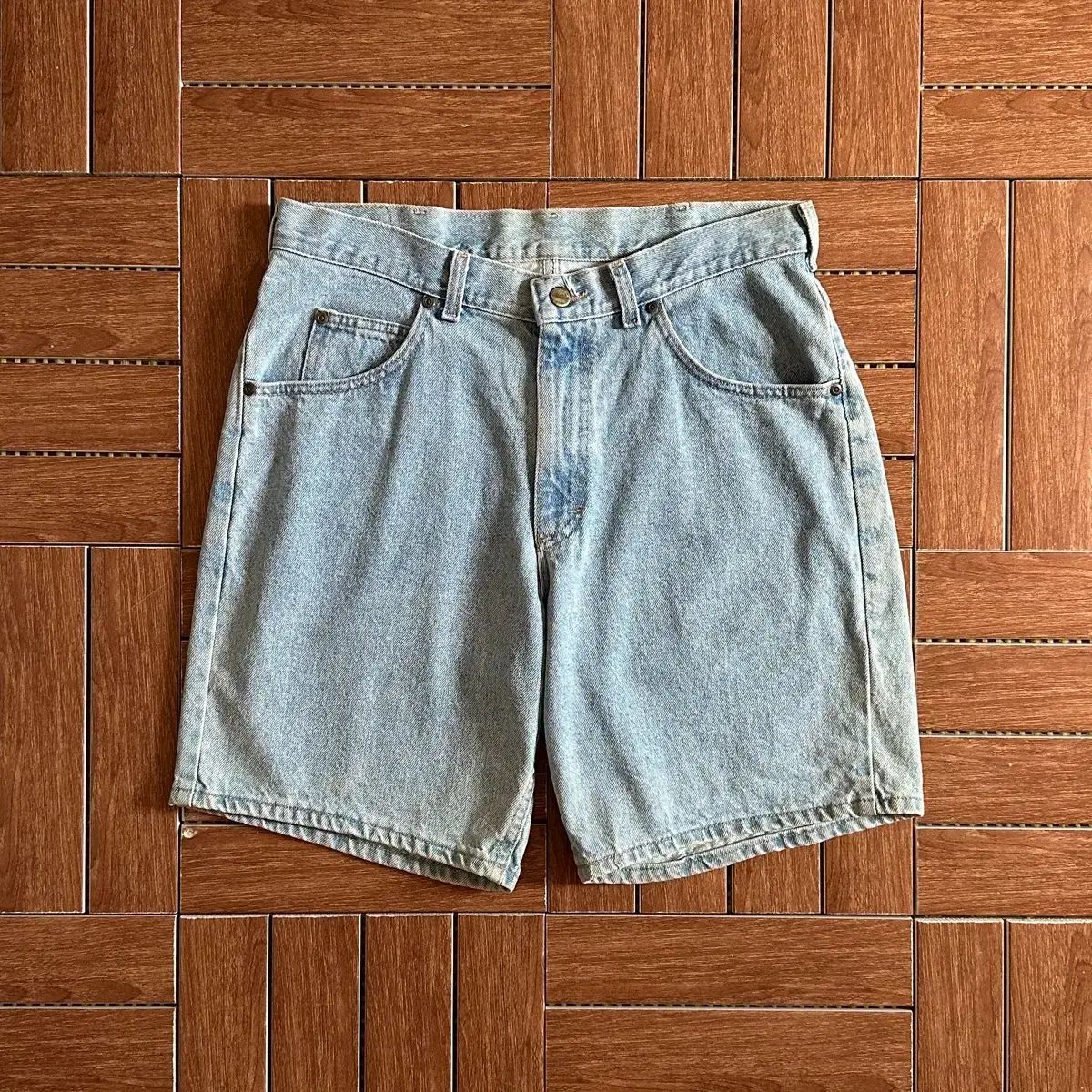 90s L.L.Bean エルエルビーン USA デニム ショートパンツ 34