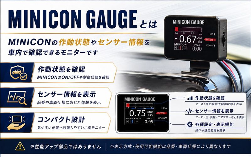 [シエクル]UZJ200W ランドクルーザー200_2UZ-FE(H19/9～)用ミニコン MINICON 燃調サブコン＋車内モニターセット