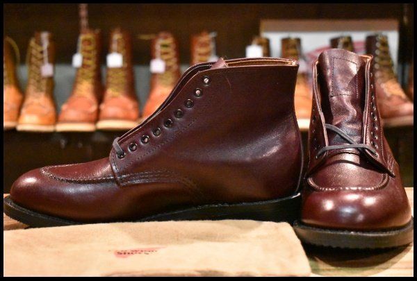 【8D 未使用 15年】レッドウィング 9091 ジラード ブラックチェリー フェザーストーン ベックマン ブーツ redwing HOPESMORE【GF091】