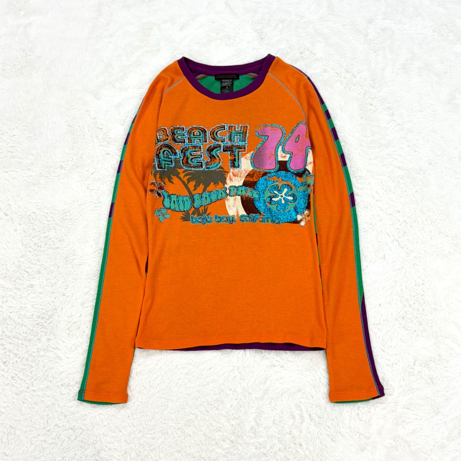 新品 未使用 Custo Barcelona クストバルセロナ 長袖 Tシャツ 