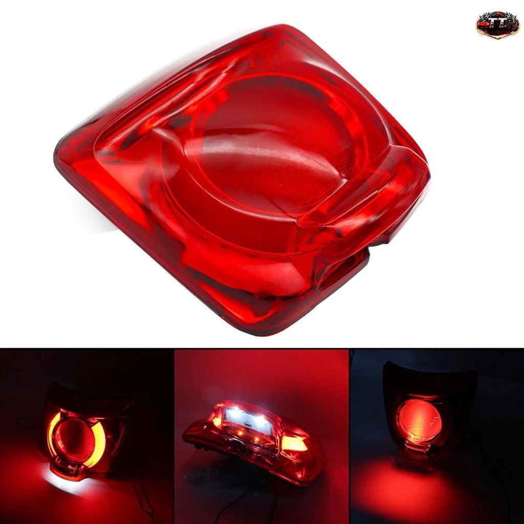 LEDテールライトリアアセンブリ ABS樹脂製 簡単取り付け ベスパバイクアクセサリー