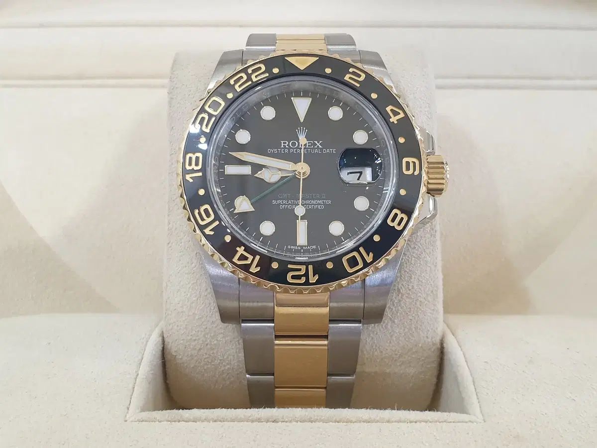 ロレックス サブマリーナー 116713LN GMT コンビ