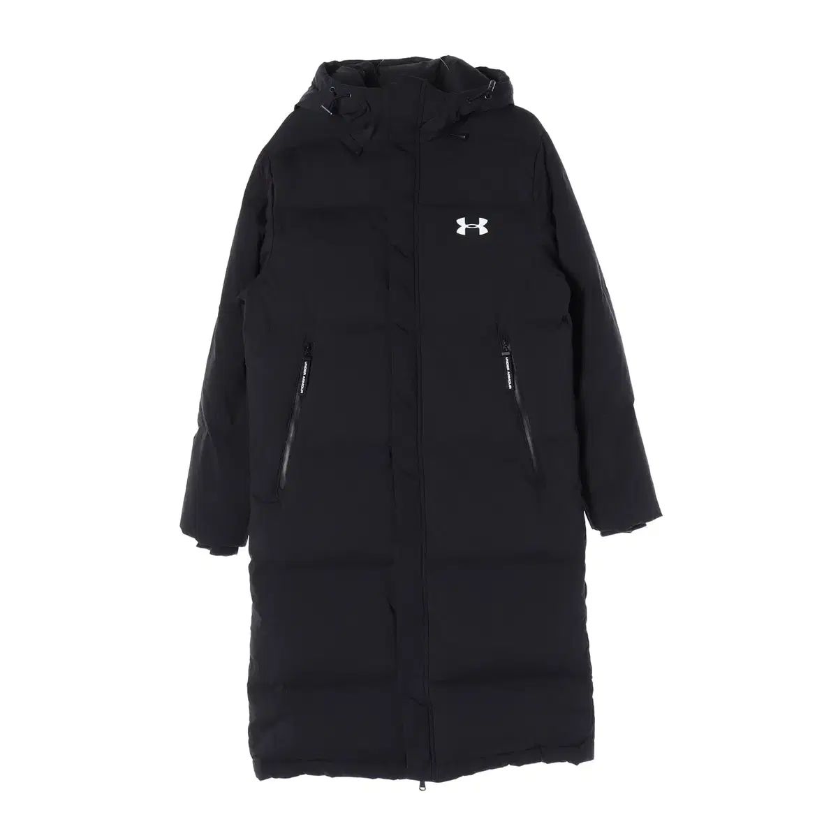 UNDER ARMOUR アンダーアーマー バックロゴ プリント WHO ダック ダウンジャケット ロング丈