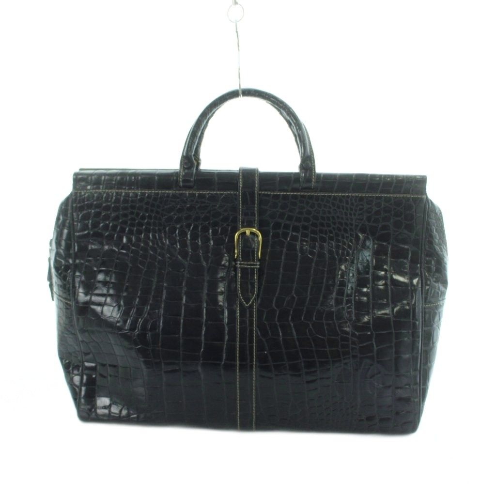 ロエベ LOEWE ENRIQUE LOEWE KNAPPE エンリケ ロエベ ナッペ ヴィンテージ 1950年代-1970年代製造 トートバッグ ハンド レザー ロゴ 黒 ブラック ■GY18 /MQ