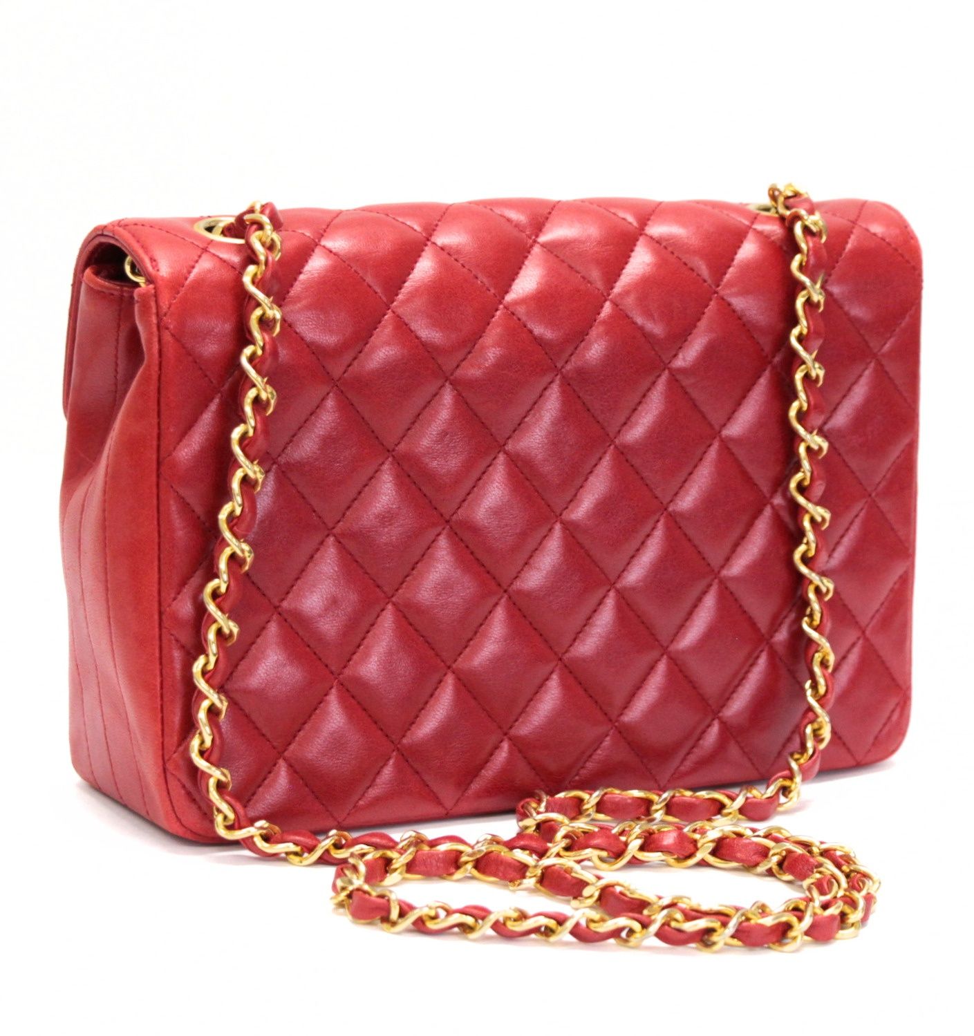 シャネル CHANEL マトラッセ22 ハーフムーン シングルフラップ 