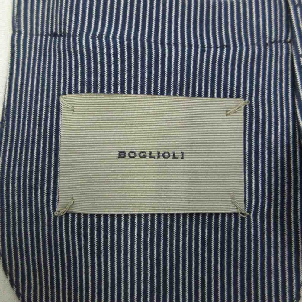 ボリオリ BOGLIOLI SOHO テーラードジャケット シングル 3B ストライプ