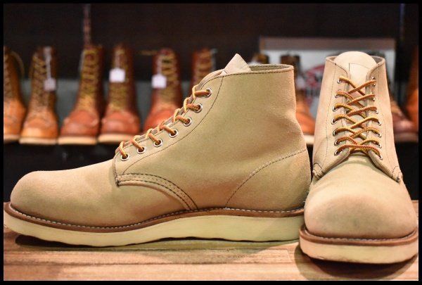 【8E 良品 10年】レッドウィング 8167 スエード アイリッシュセッター ホーソーンアビレーンラフアウト ブーツ redwing HOPESMORE【GF106】